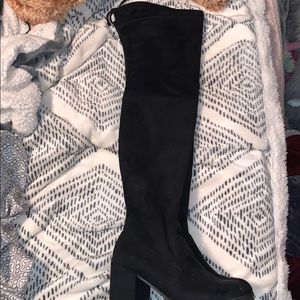 Thigh high heel boots